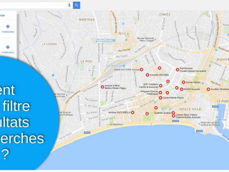 Comment Google filtre les résultats de recherches locales ?